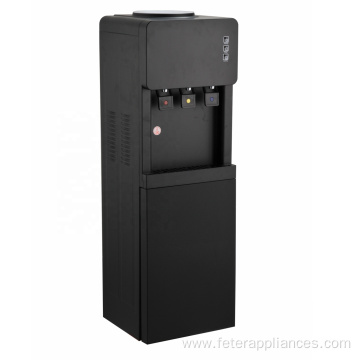 hot and cold drinking fountain water dispenser with fridge